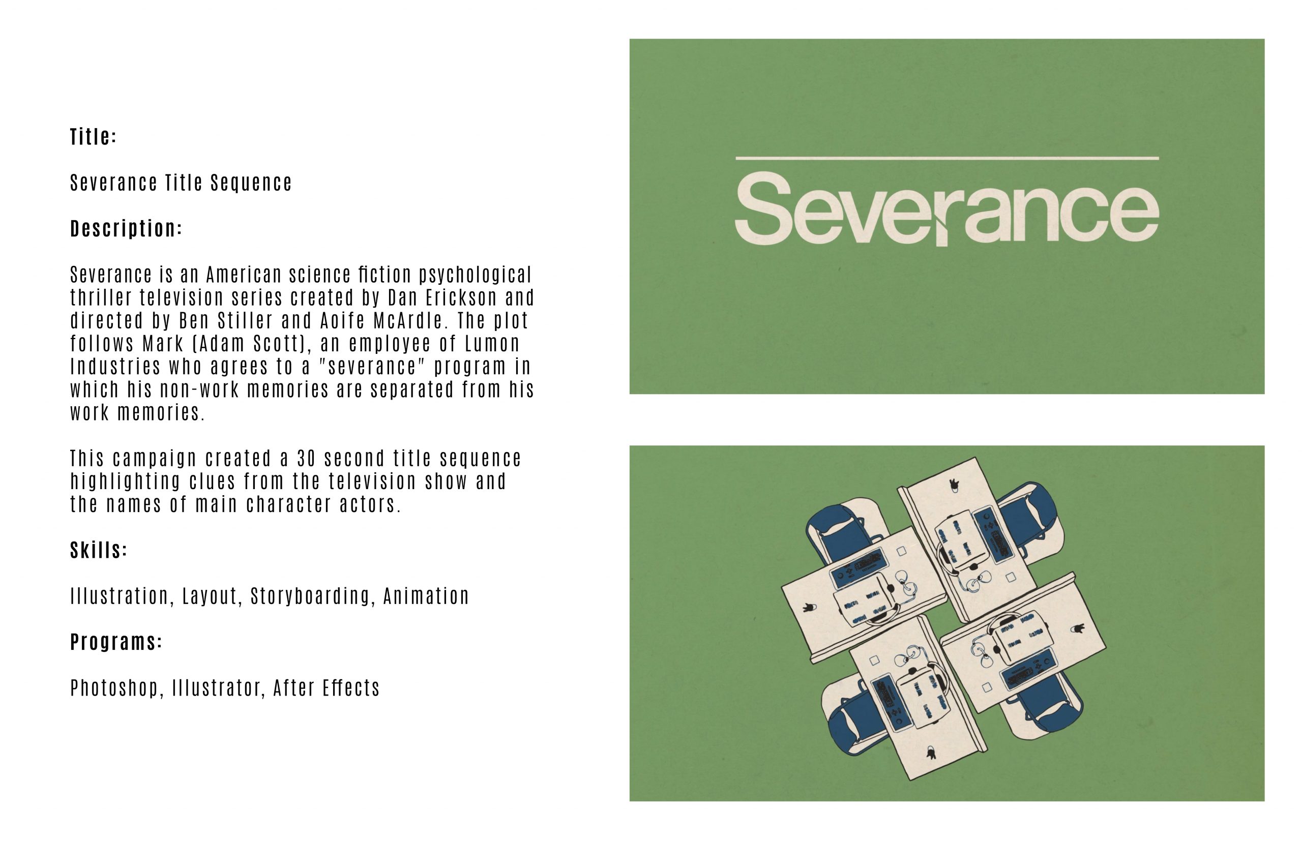 severance title sequence